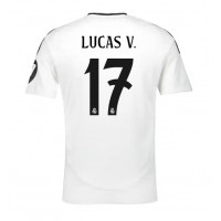 Dres Real Madrid Lucas Vazquez #17 Domáci 2024-25 Krátky Rukáv